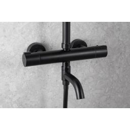 KFA Armatura Moza Black wylewka wannowa czarny mat 835-670-81