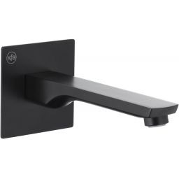 KFA Armatura Mokait Black wylewka wannowa podtynkowa czarny mat 836-002-81