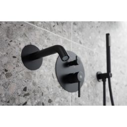 KFA Armatura Moza Black wylewka wannowa podtynkowa czarny mat 836-004-81