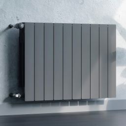 KFA Armatura ADR grzejnik pokojowy 57x48,3 cm podłączenie boczne grafitowy 763-060-61