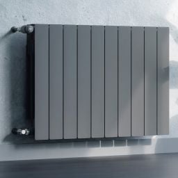 KFA Armatura ADR grzejnik pokojowy 57x64,4 cm podłączenie boczne grafitowy 763-080-61