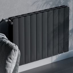 KFA Armatura ADR grzejnik pokojowy 57x64,4 cm podłączenie boczne czarny 763-080-81