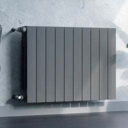 KFA Armatura ADR grzejnik pokojowy 57x80,5 cm podłączenie boczne grafitowy 763-100-61