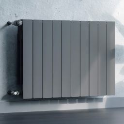 KFA Armatura ADR grzejnik pokojowy 57x96,6 cm podłączenie boczne grafitowy 763-120-61