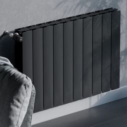 KFA Armatura ADR grzejnik pokojowy 57x96,6 cm podłączenie boczne czarny 763-120-81