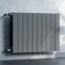 KFA Armatura ADR grzejnik pokojowy 67,2x64,4 cm podłączenie boczne grafitowy 764-080-61