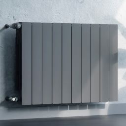 KFA Armatura ADR grzejnik pokojowy 67,2x96,6 cm podłączenie boczne grafitowy 764-120-61