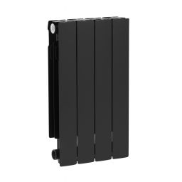 KFA Armatura ADR grzejnik pokojowy 67,2x32,2 cm podłączenie boczne czarny 764-040-81