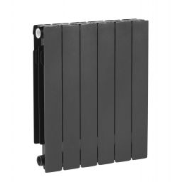 KFA Armatura ADR grzejnik pokojowy 67,2x48,3 cm podłączenie boczne grafitowy 764-060-61