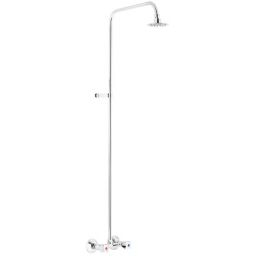 KFA Armatura Standard zestaw prysznicowy ścienny z deszczownicą chrom 306-711-00