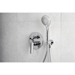 KFA Armatura Tanzanit zestaw prysznicowy podtynkowy z deszczownicą chrom 5029-501-00