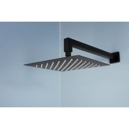 KFA Armatura Logon Black zestaw prysznicowy podtynkowy z deszczownicą czarny 5139-501-81