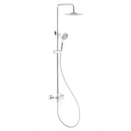 KFA Armatura Morris zestaw prysznicowy ścienny z deszczownicą chrom 5246-910-00