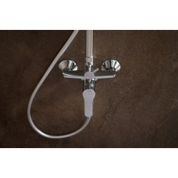 KFA Armatura Morris zestaw prysznicowy ścienny z deszczownicą chrom 5246-910-00