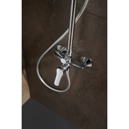 KFA Armatura Morris zestaw prysznicowy ścienny z deszczownicą chrom 5246-910-00