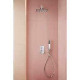 KFA Armatura Mokait zestaw prysznicowy podtynkowy z deszczownicą chrom 5539-511-00