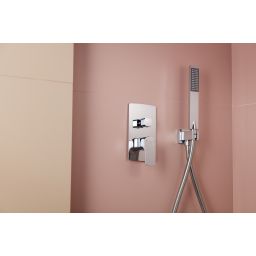 KFA Armatura Mokait zestaw prysznicowy podtynkowy z deszczownicą chrom 5539-511-00