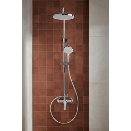 KFA Armatura Otava zestaw prysznicowy ścienny z deszczownicą chrom 5556-910-00