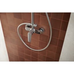 KFA Armatura Otava zestaw prysznicowy ścienny z deszczownicą chrom 5556-910-00