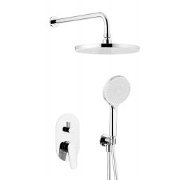 KFA Armatura Otava zestaw prysznicowy podtynkowy z deszczownicą chrom 5559-501-00