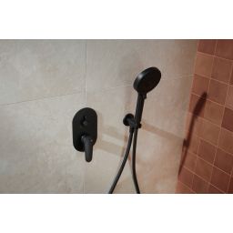 KFA Armatura Otava zestaw prysznicowy podtynkowy czarny 5559-501-81