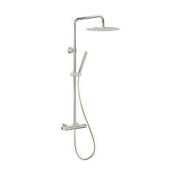 KFA Armatura Moza Brushed Nickel zestaw prysznicowy termostatyczny z deszczownicą nikiel szczotkowany 5736-920-21