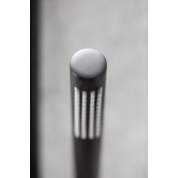 KFA Armatura Moza Black zestaw prysznicowy ścienny termostatyczny z deszczownicą czarny mat 5736-920-81