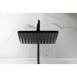 KFA Armatura Logon Black zestaw prysznicowy ścienny termostatyczny czarny 5746-910-81