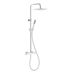 KFA Armatura Logon zestaw prysznicowy ścienny termostatyczny z deszczownicą chrom 5746-920-00