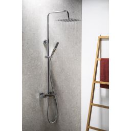 KFA Armatura Logon zestaw prysznicowy ścienny termostatyczny z deszczownicą chrom 5746-920-00