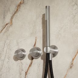 KFA Armatura Moza 316L zestaw prysznicowy podtynkowy z deszczownicą stal inox 5779-510-22