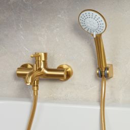 KFA Armatura Moza zestaw prysznicowy ścienny złoty 841-220-31