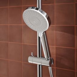 KFA Armatura Otava zestaw prysznicowy ścienny z deszczownicą chrom 5556-910-00