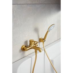 KFA Armatura Moza zestaw prysznicowy ścienny złoty 841-220-31