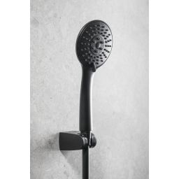 KFA Armatura Moza Black zestaw prysznicowy ścienny czarny mat 841-220-81