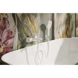 KFA Armatura Malaga White zestaw prysznicowy ścienny biały 841-255-44