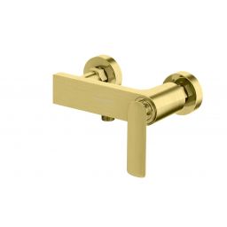 Kohlman Experience Brushed Gold bateria prysznicowa ścienna złoty szczotkowany QW120EGDB