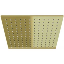 Kohlman Experience Brushed Gold deszczownica 30x30 cm kwadratowa złoty szczotkowany Q30EGDB
