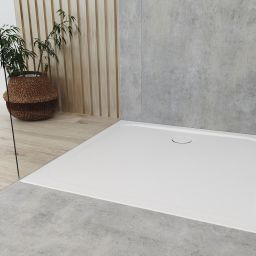 Kaldewei Cayonoplan brodzik 140x90 cm prostokątny model 2267-5 z obniżonym nośnikiem styropianowym biały 362747980001