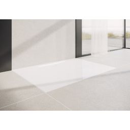 Kaldewei Superplan Zero brodzik 70x100 cm prostokątny z obniżonym nośnikiem ze styropianu model 1526-5 biały 352647980001