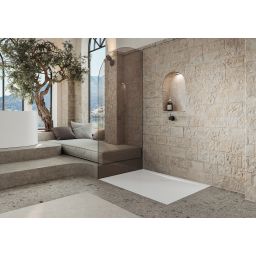 Kaldewei Superplan Zero brodzik 75x130 cm prostokątny z obniżonym nośnikiem ze styropianu model 1564-5 biały 356447980001