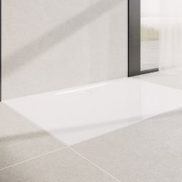 Kaldewei Superplan Zero brodzik 90x100 cm prostokątny z obniżonym nośnikiem ze styropianu model 1532-5 biały 353247980001