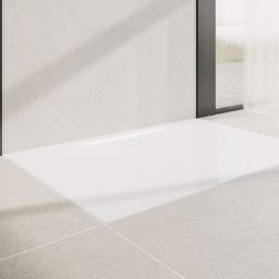 Kaldewei Superplan Zero brodzik 90x140 cm prostokątny z obniżonym nośnikiem ze styropianu model 1578-5 biały 357847980001