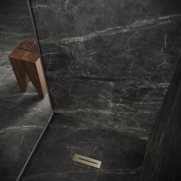 Kaldewei Flowpoint odpływ prysznicowy 23,3 cm szampański szczotkowany 941000010931