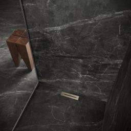 Kaldewei Flowpoint odpływ prysznicowy 23,3 cm szampański szczotkowany 941000010931