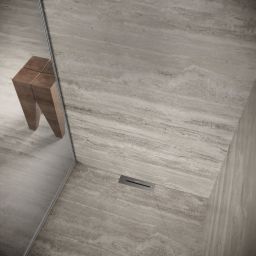 Kaldewei Flowpoint odpływ prysznicowy 23,3 cm grafit szczotkowany 941000010932