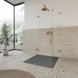 Kaldewei Cayonoplan brodzik 80x80 cm kwadratowy model 2251-5 z obniżonym nośnikiem styropianowym warm grey 85 361147980674