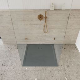 Kaldewei Cayonoplan brodzik 80x80 cm kwadratowy model 2251-5 z obniżonym nośnikiem styropianowym warm grey 85 361147980674