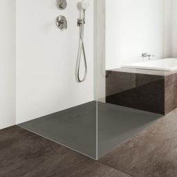 Kaldewei Cayonoplan brodzik 80x80 cm kwadratowy model 2251-5 z obniżonym nośnikiem styropianowym warm grey 70 361147980672