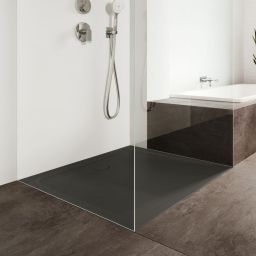Kaldewei Cayonoplan brodzik 80x80 cm kwadratowy model 2251-5 z obniżonym nośnikiem styropianowym warm grey 90 361147980675